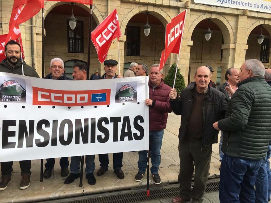 Manifestación de pensionistas en Asturias