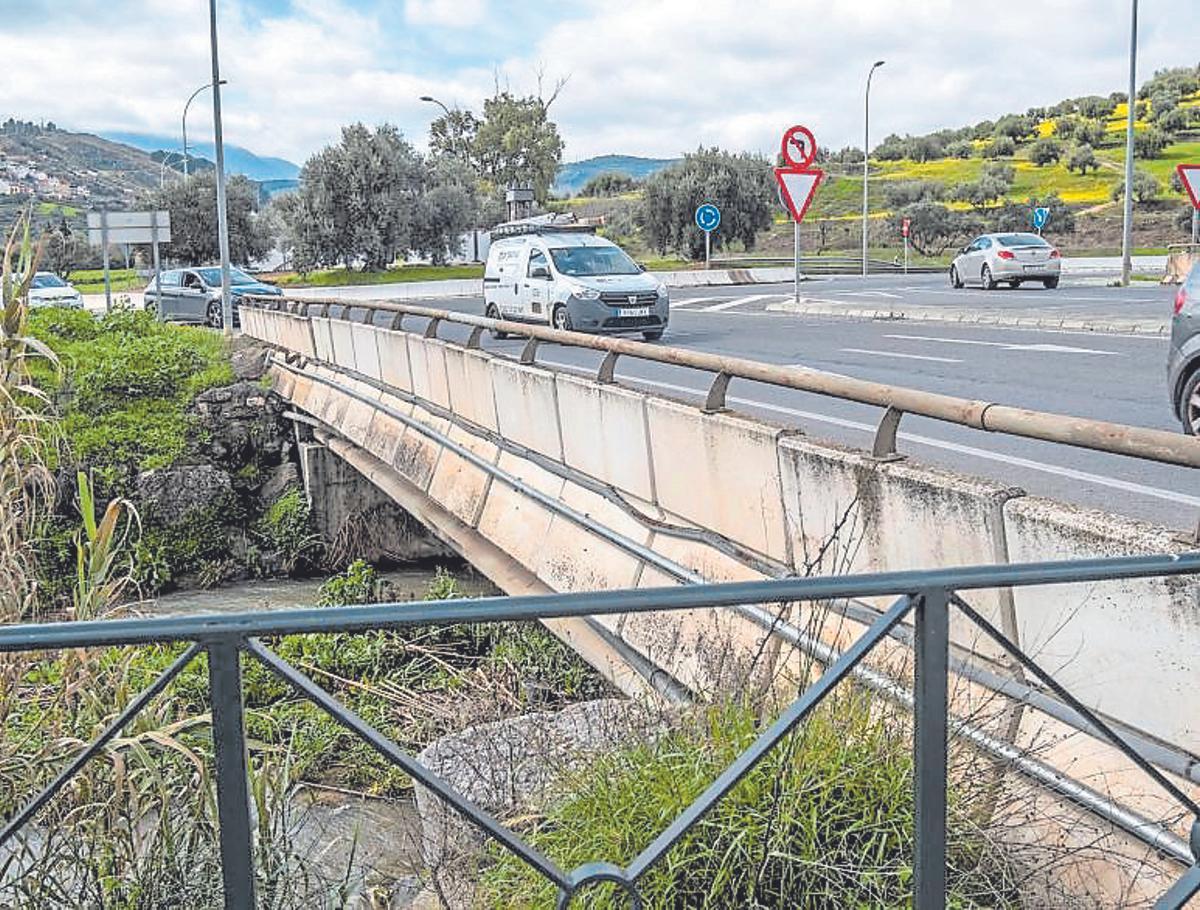 Puente dónde se proyecta la pasarela peatonal.