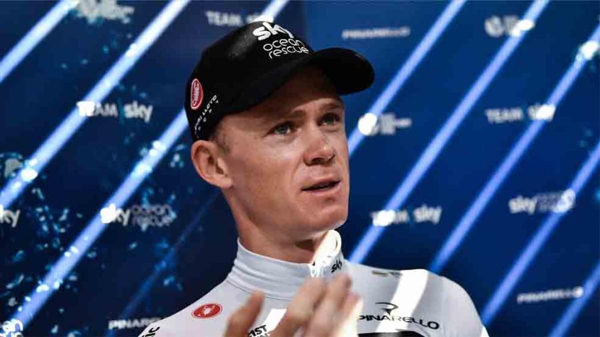 Chris Froome destacó el trabajo del equipo Sky