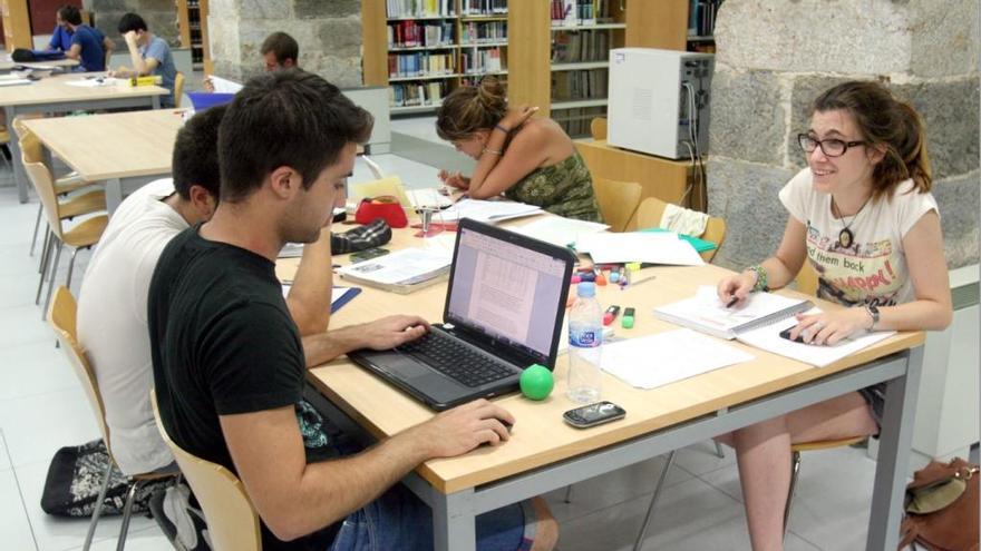 Alumnos estudiando en la Universidad. / Felipe García Pagán