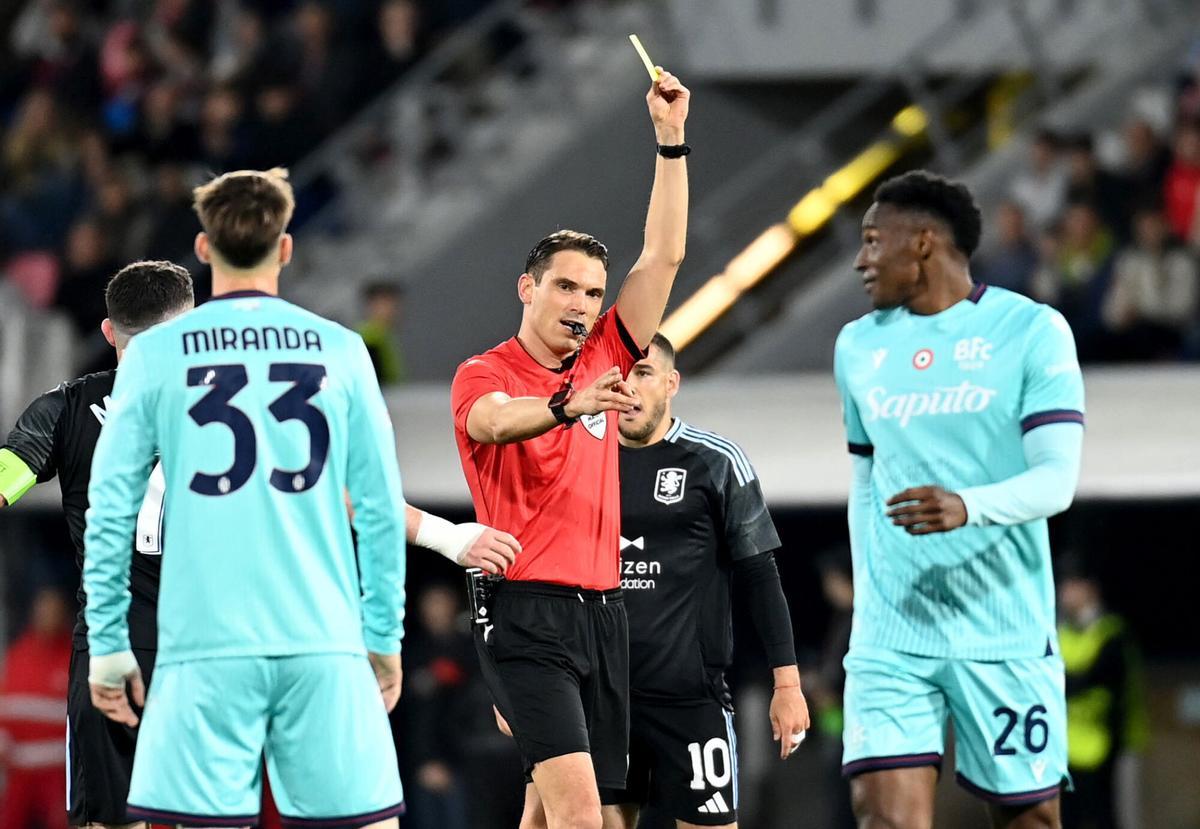 Sandro Scharer, en un partido de la Europa League