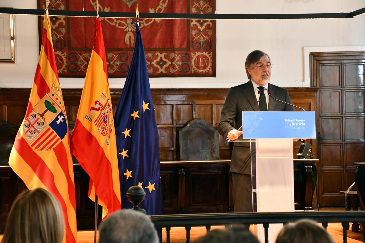 El presidente del TSJ de Aragón, Juan José Carbonero Redondo.