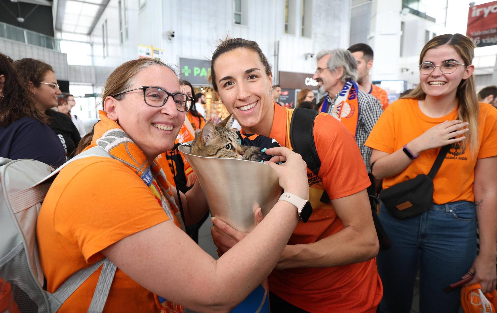 Así fue la llegada del Valencia Basket