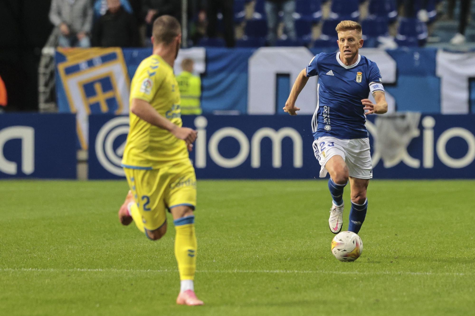 En imágenes: así fue el empate entre el Real Oviedo y Las Palmas