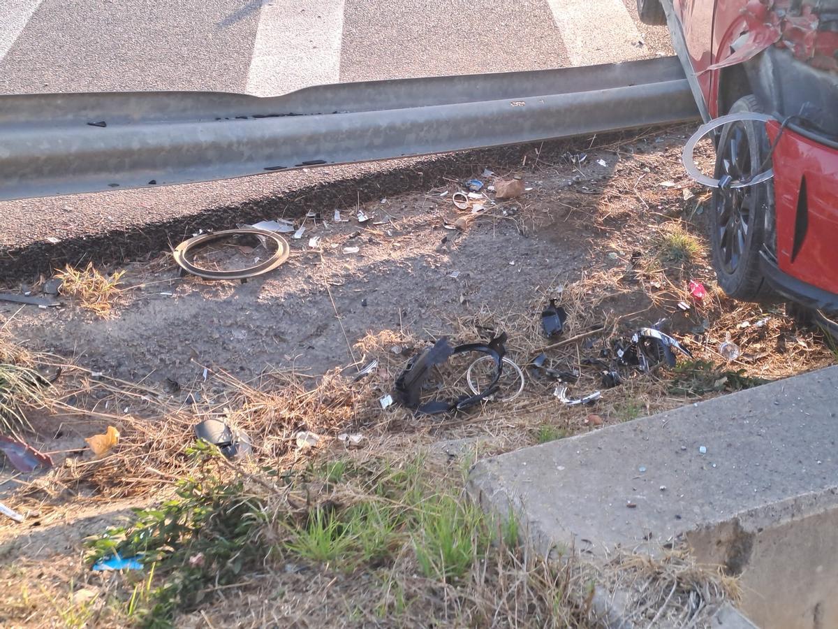 Estas son todas las fotos del accidente de tráfico cerca de Sant Rafel