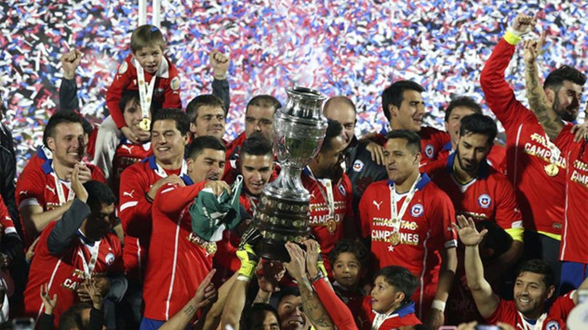 La selección chilena conquistó la Copa América por primera vez en su historia