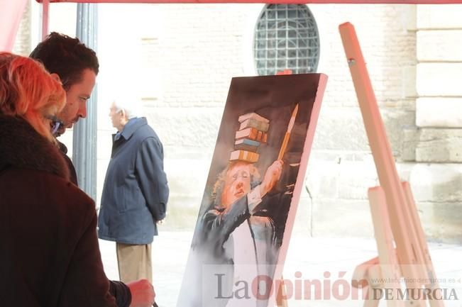 Pintores en la Plaza de Santa Eulalia