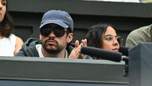Bad Bunny y Gabriela Berlingeri en Wimbledon