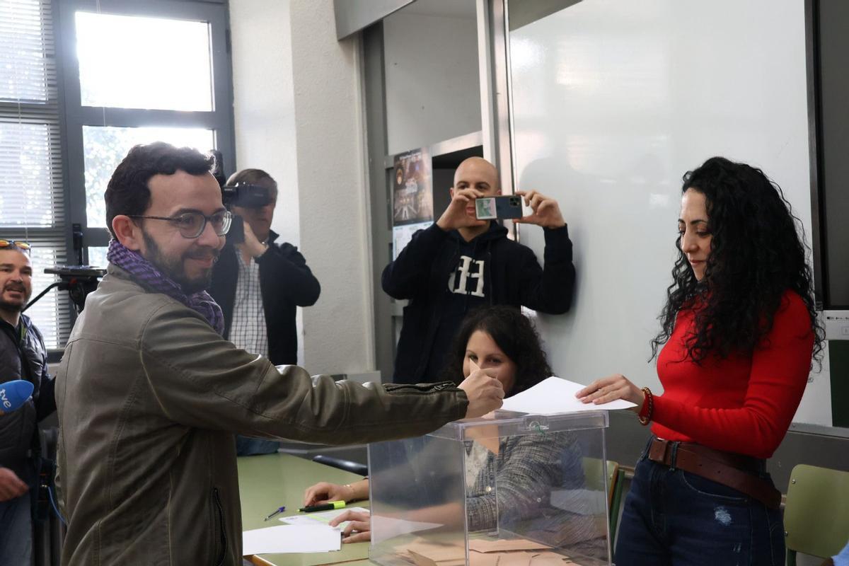 Miguel Ángel Llamas, candidato a la presidencia de la Junta de Castilla y León por la coalición de Podemos-Alianza Verde