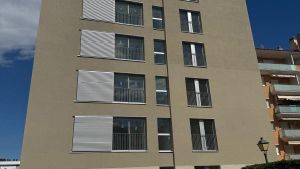 Obras en una de las promociones de la inmobiliaria Visoren en Malgrat de Mar (Barcelona).