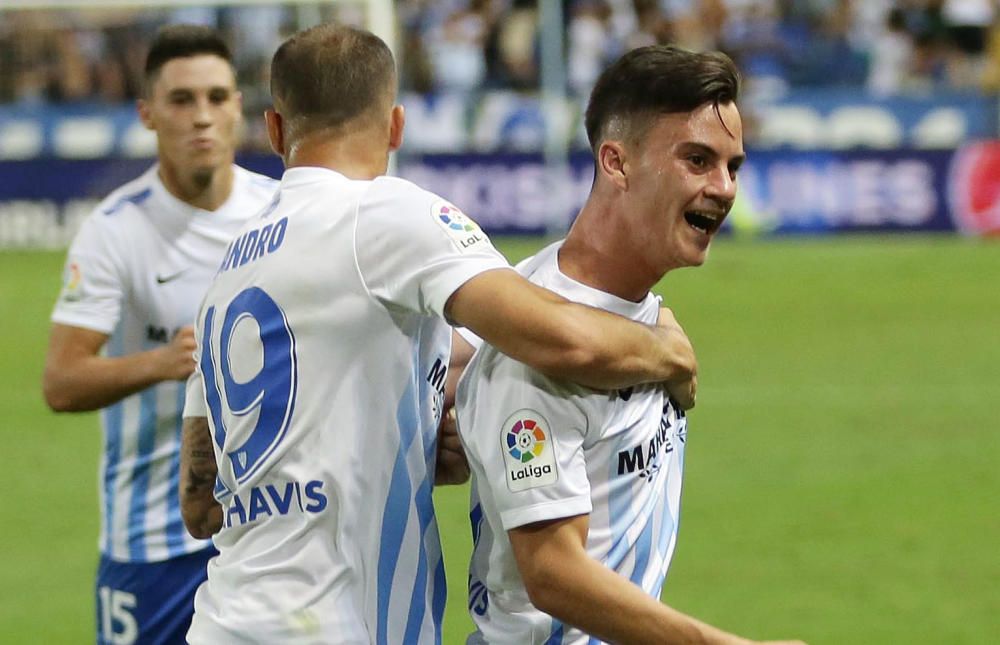 El Málaga no pudo pasar del empate frente al Osasuna en La Rosaleda en el arranque de campeonato.