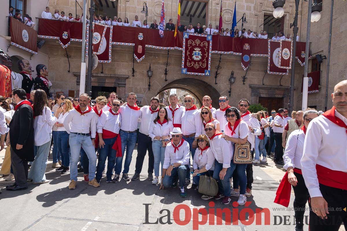 Moros y Cristianos en la mañana del dos de mayo en Caravaca