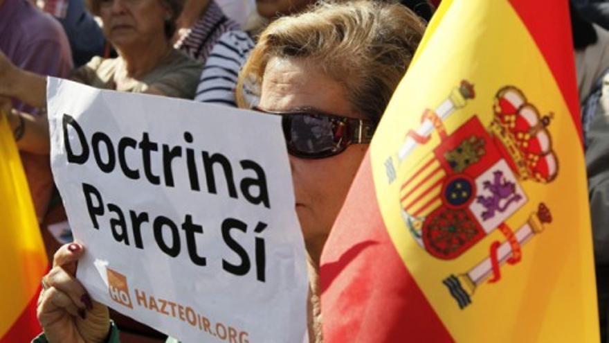 La AVT protesta contra la excarcelación de terroristas