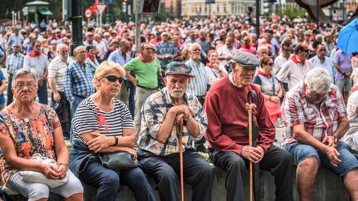 Concentración de pensionistas