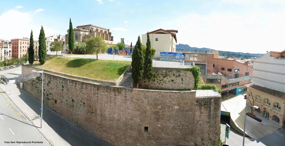 Perspectiva de la Muralla del Carme