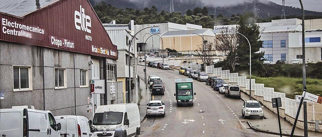 Un polígono industrial en la ciudad de Alcoy.