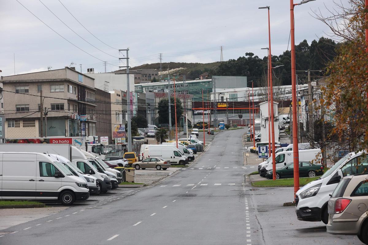 Polígono industrial de Agrela, en A Coruña.
