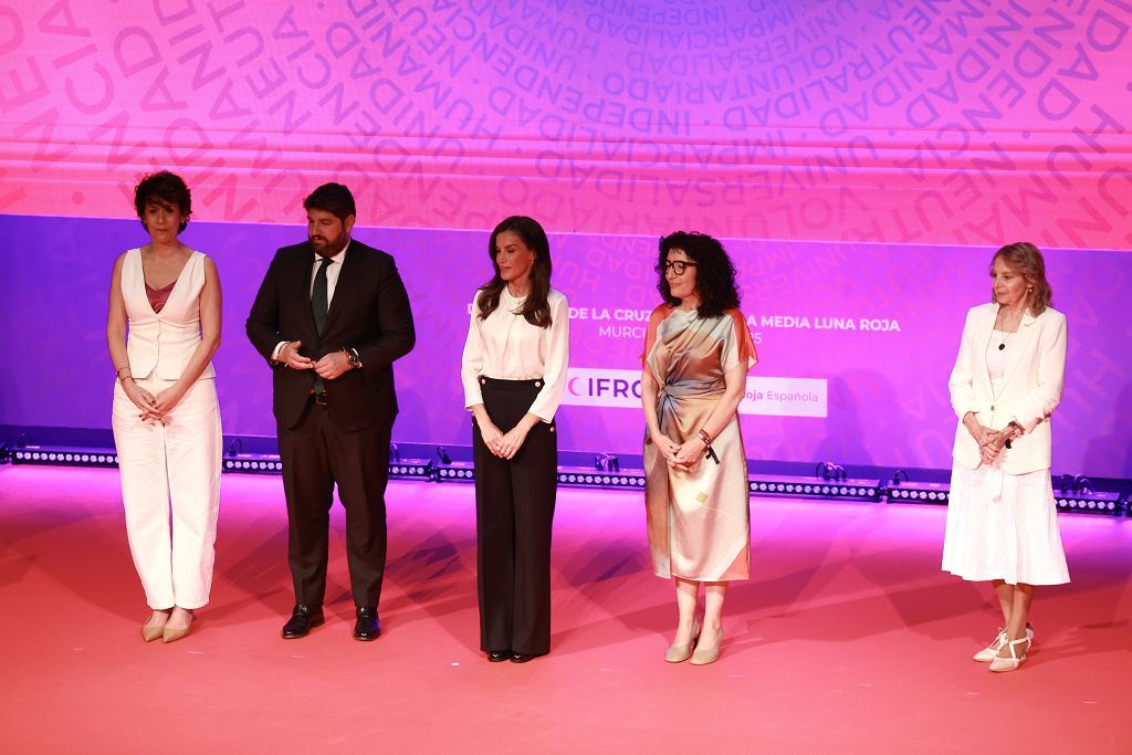 Las imágenes de la reina Letizia en el acto en Murcia por el Día Mundial de la Cruz Roja