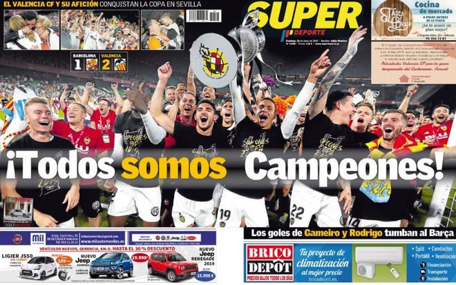 Las portadas de la prensa deportiva este 26 de mayo