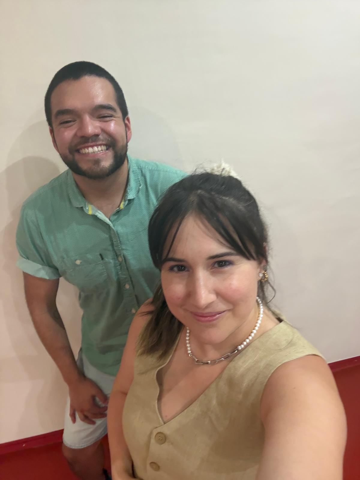 Ainhoa Hernández y John Quijada.