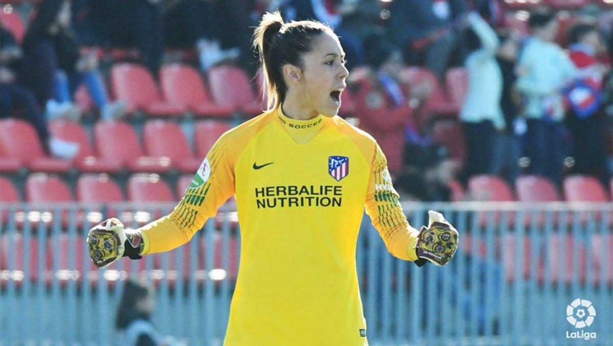 Lola Gallardo en el Atlético de Madrid