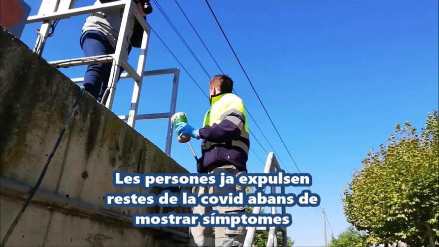 Una recerca confirma que els pics de covid es detecten abans en les aigües residuals