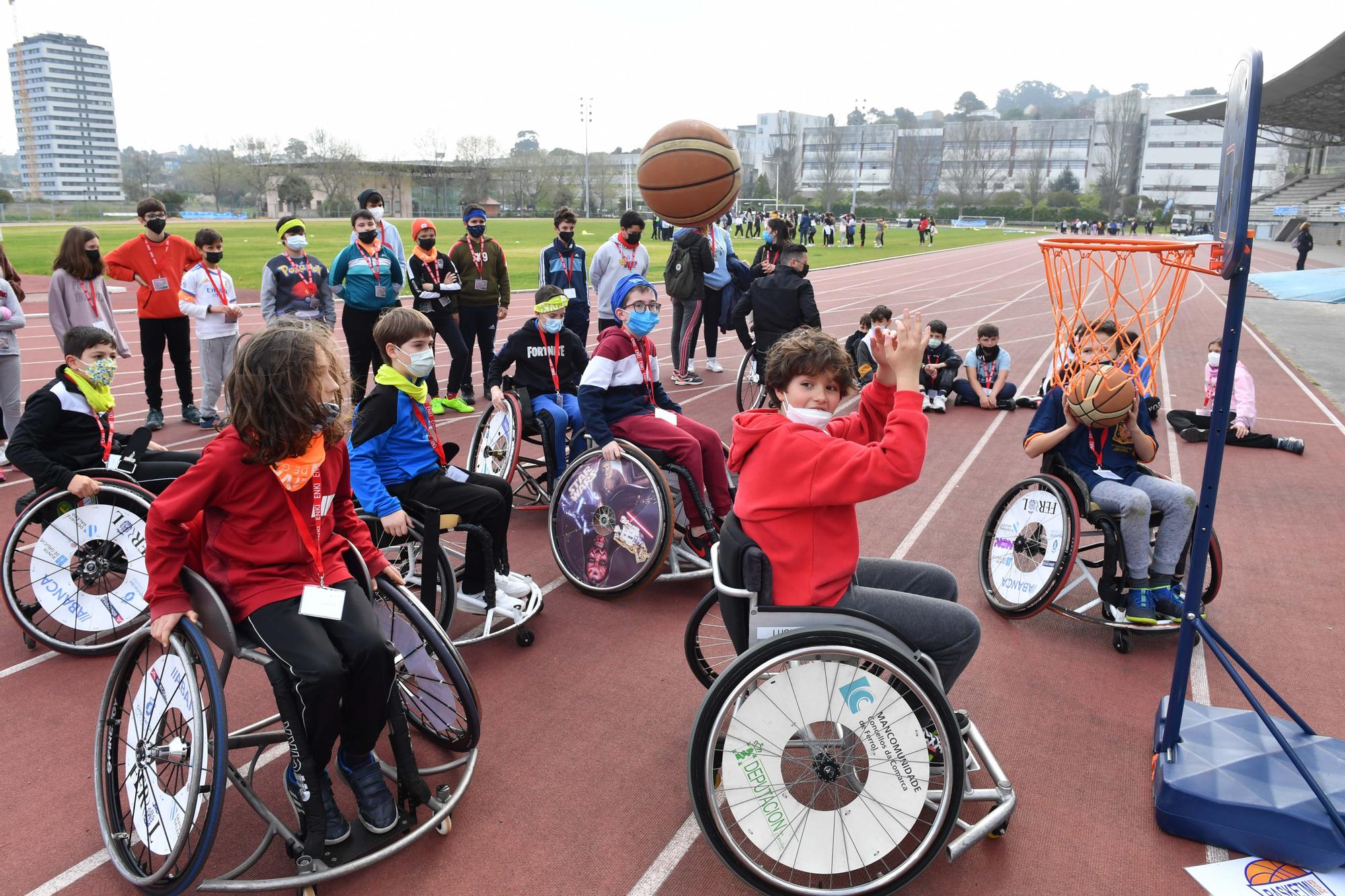 Deporte adaptado para escolares en Elviña