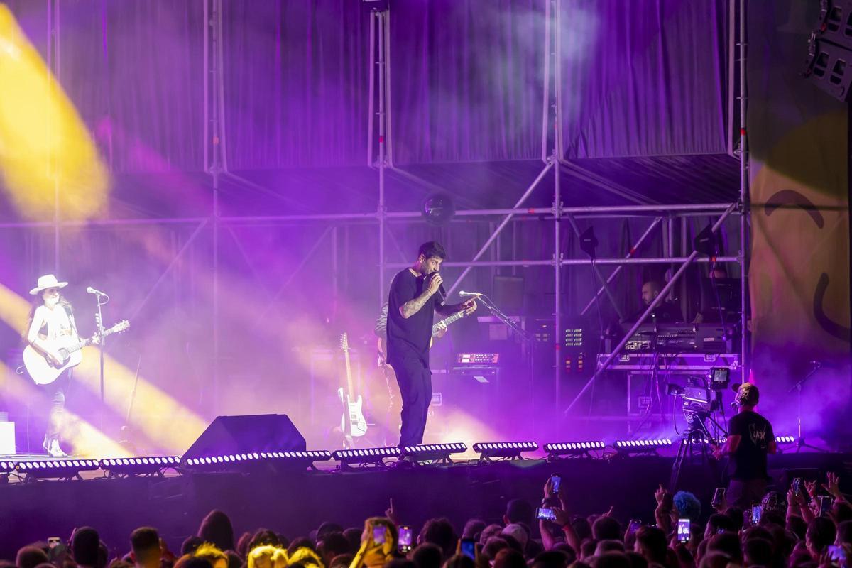Más de 8.500 personas disfrutan del concierto de Melendi en Brilla Torrevieja