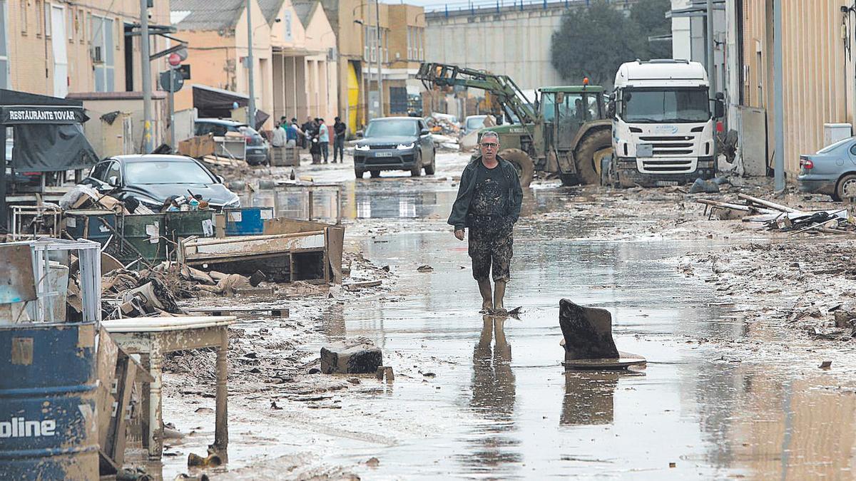 Polígon de Beniparrell després de la dana