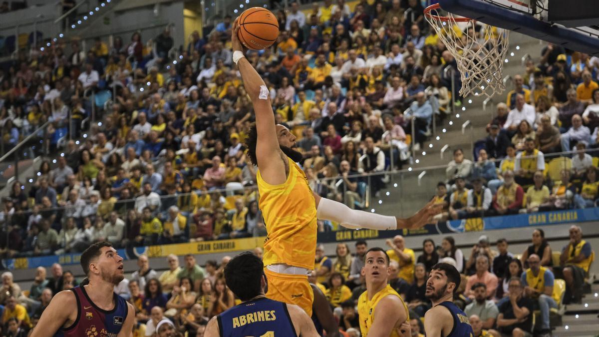 George Conditt IV en un partido de ACB entre el Gran Canaria y el Barcelona