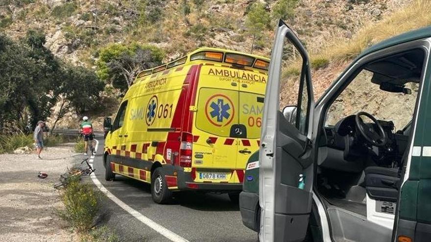 Muere un ciclista extranjero encontrado inconsciente en una carretera en Mallorca