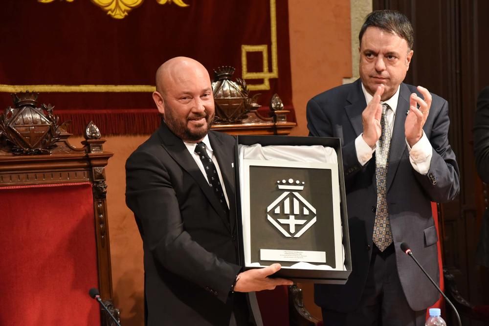 Celebració de l'ICL Manresa a la plaça Major