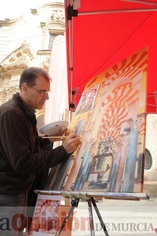 Pintores en la Plaza de Santa Eulalia