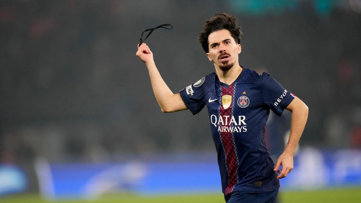 Vitinha, autor del 1-0 ante el Newcastle