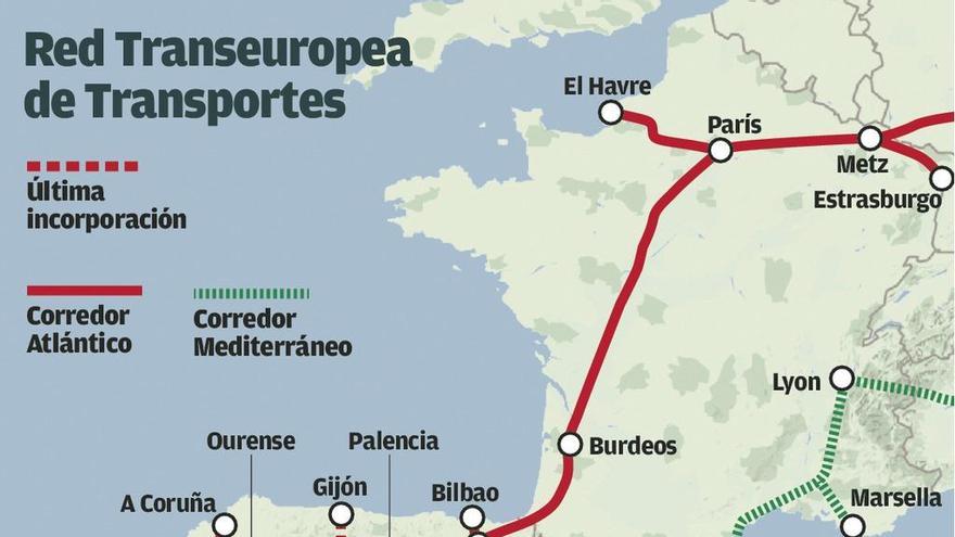 Galicia, Asturias y Castilla y León suman el 20% del tráfico ferroviario de mercancías