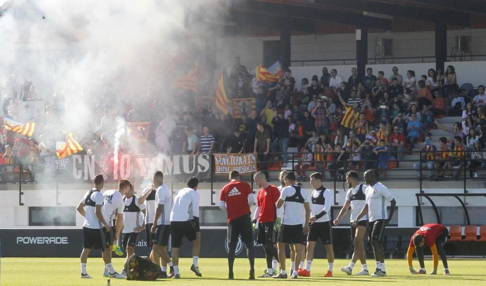 Espectacular entrenamiento del Valencia CF