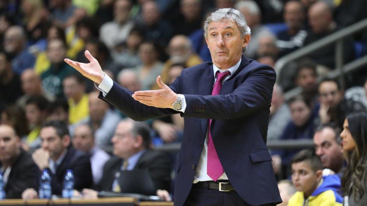 Pesic, durante el encuentro ante el Maccabi