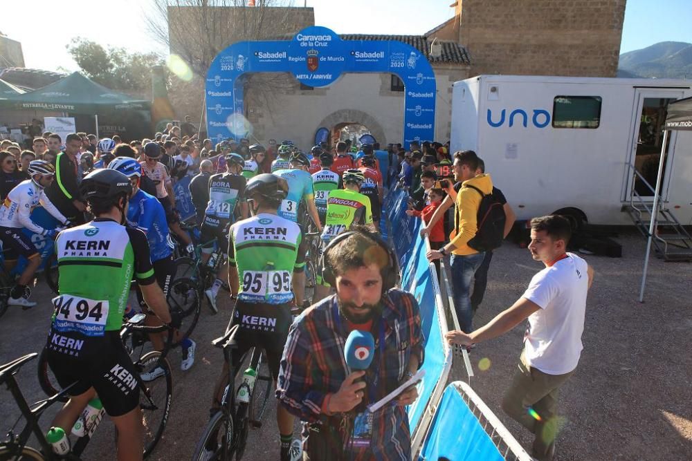 Primera etapa de la Vuelta Ciclista Murcia 2020: Llegada a Caravaca