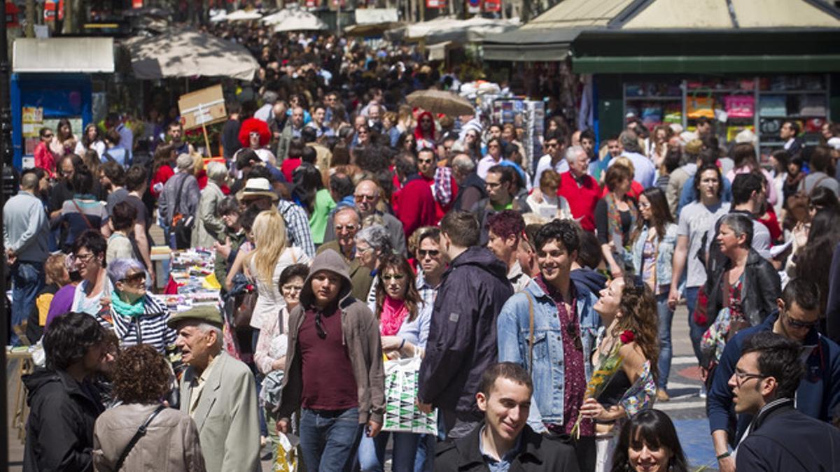 Las Ramblas en Sant Jordi