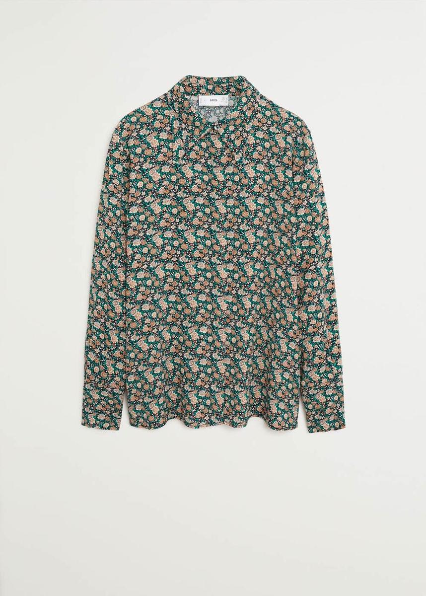 Camisa de flores de Mango. (Precio: 29,99 euros)