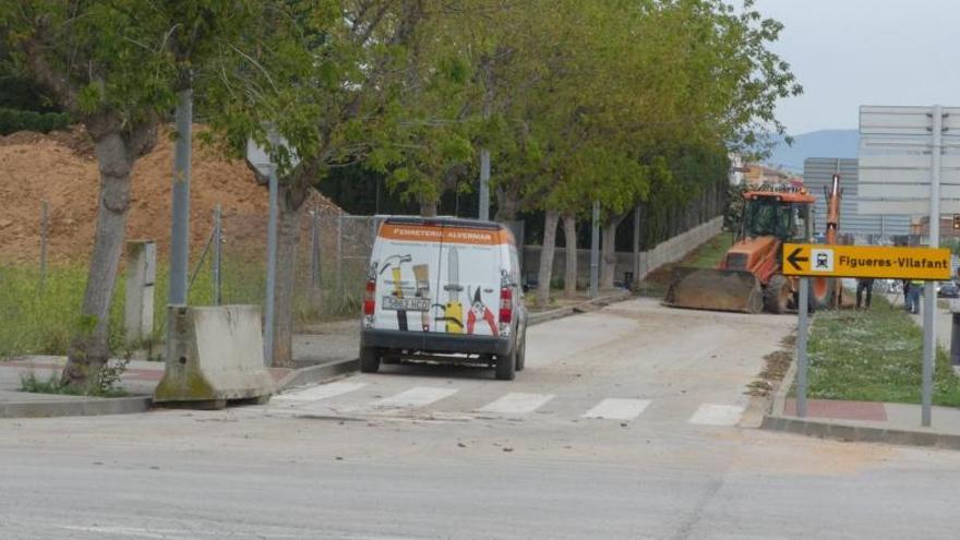 Comencen les obres de la rotonda de la cruïlla d&#039;accés a l&#039;estació del TAV