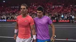 Alcaraz se abona a la épica y remonta ante Nadal en Las Vegas