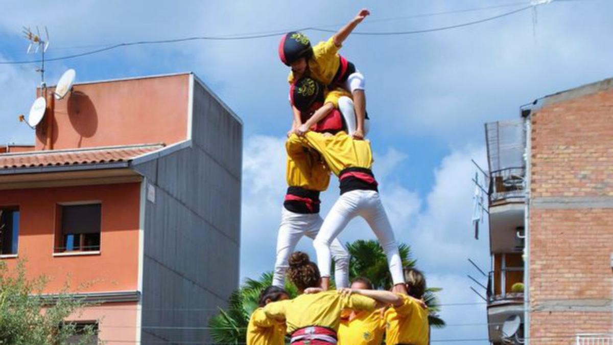 El 4 de 6 de la colla de Santpedor | CASTSANTPEDOR