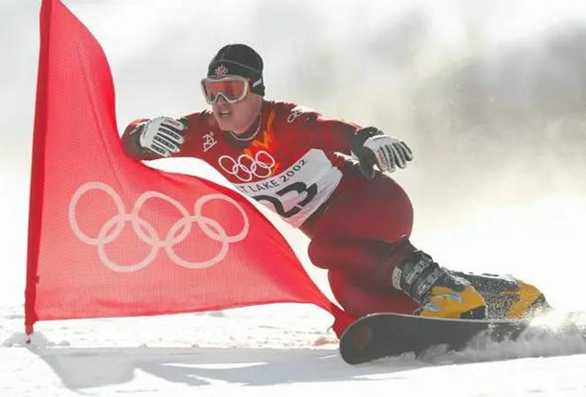 El exatleta olímpico canadiense Ryan Wedding, durante los JJ. OO. de 2002.