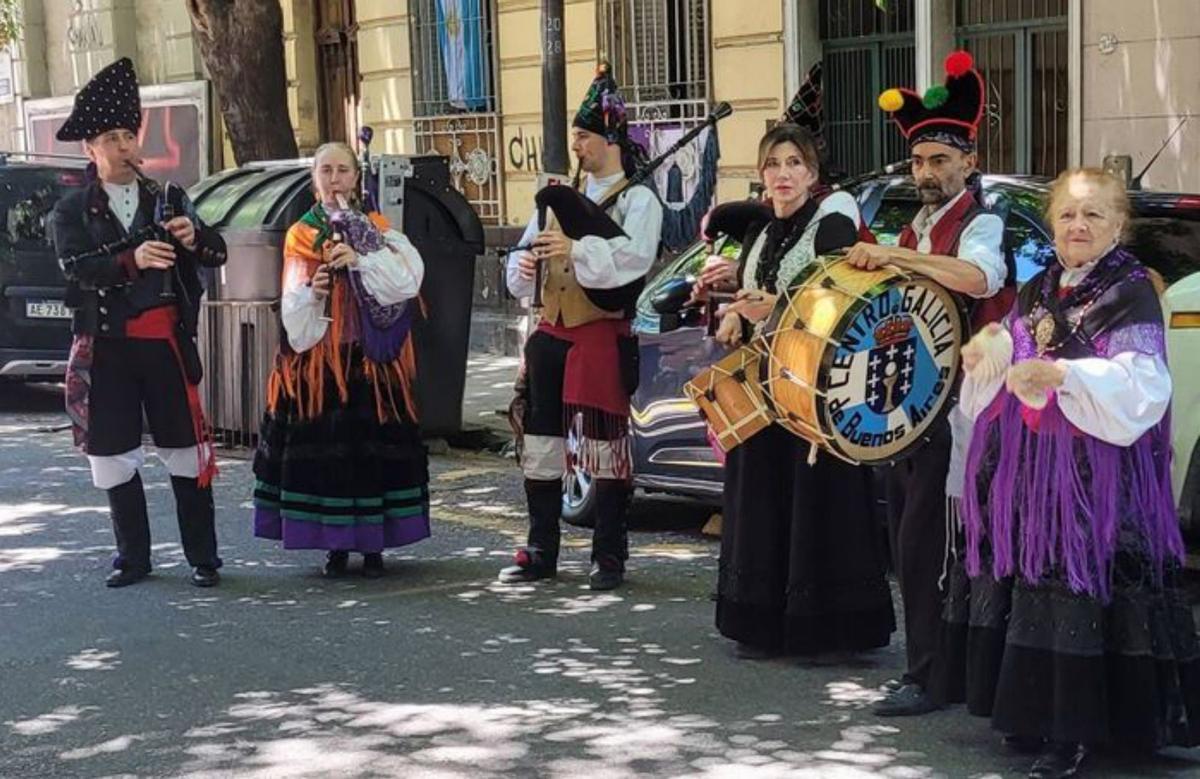 Concierto de música tradicional gallega.