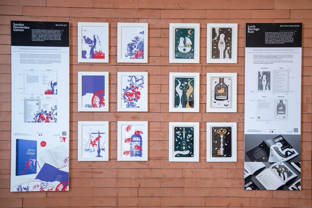 Muestra del alumnado de 4º de Diseño Editorial de la ESAD.