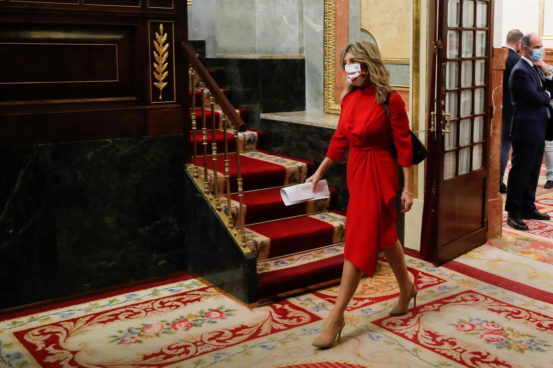 Yolanda Díaz en el Congreso.