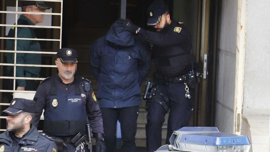 El sospechoso de la desaparición de Marta Calvo, cuando pasó a disposición juzgado nº 6 de Alzira