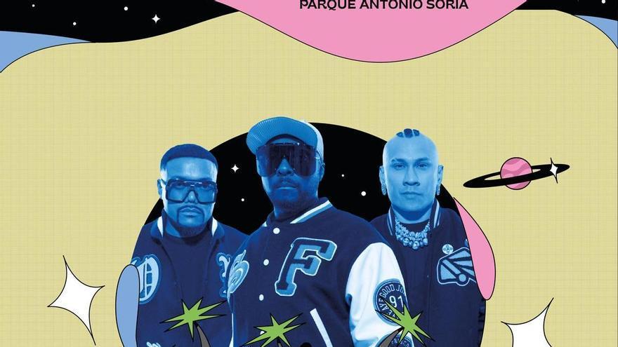 &quot;Brilla Torrevieja&quot; traspasa fronteras y recibe a Black Eyed Peas en su tercera semana