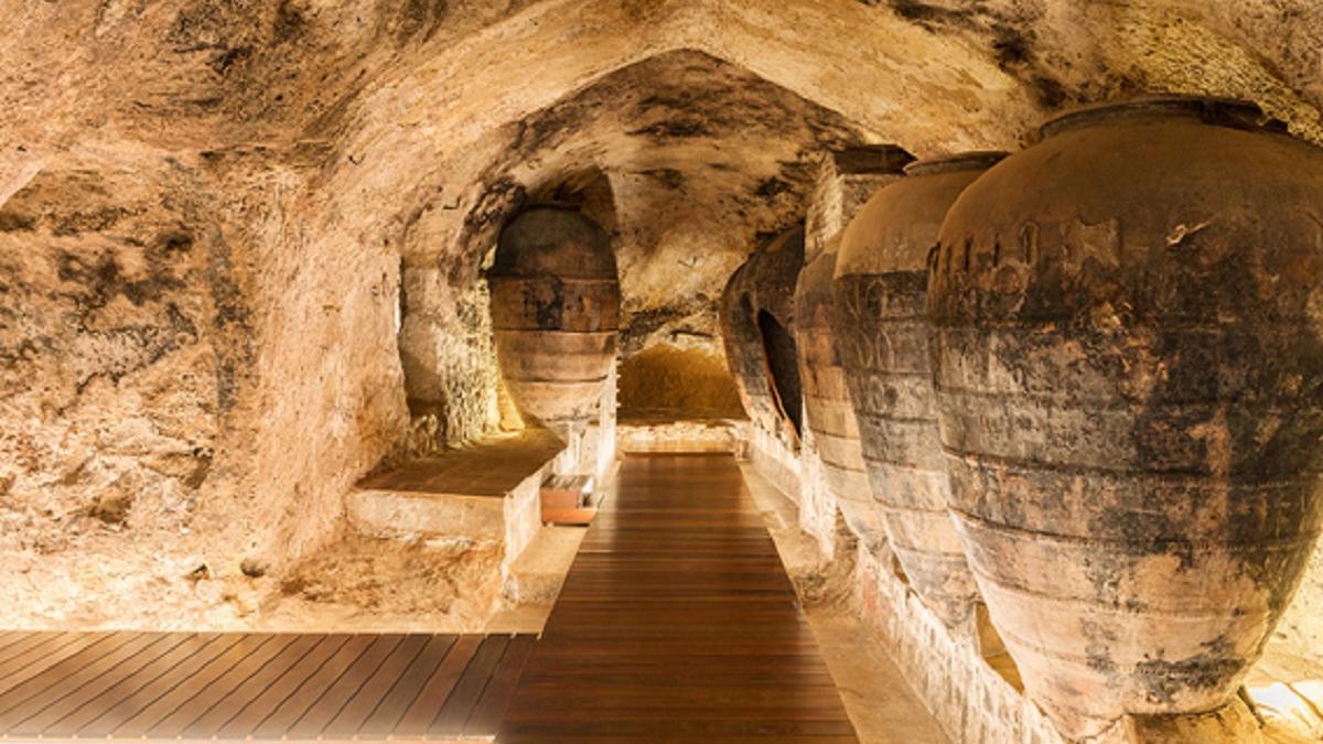 Bodega subterránea ubicada en el barrio de La Villa.